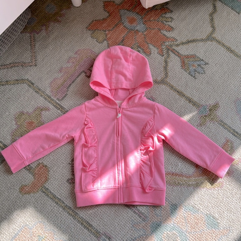 12 month Carters bright pink zip up jacket